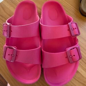 Birkenstock Arizona Essential Bright Pink Sandals